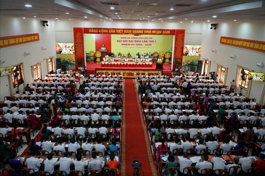 Cần Thơ: Đại hội đại biểu Đảng bộ thành phố lần thứ I, nhiệm kỳ 2025 - 2030 t iến hành phiên trù bị