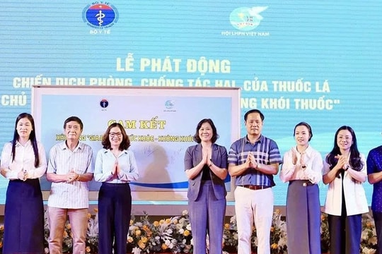 Phát động chiến dịch phòng, chống tác hại của thuốc lá
