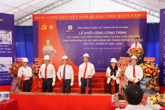 Khởi công xây dựng lưới điện thông minh tại Đặc khu Côn Đảo