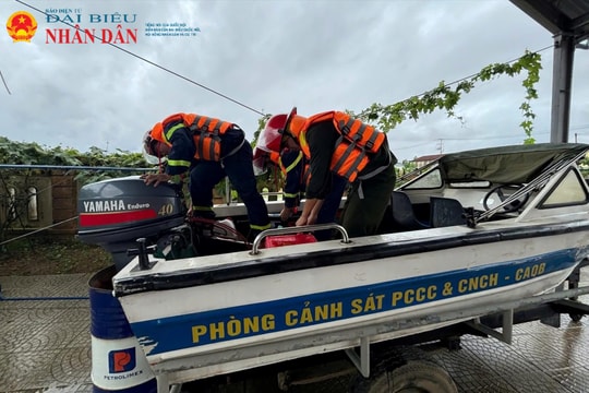 Công an Quảng Trị: Tạm hoãn các cuộc họp, hội nghị chưa cần thiết để tập trung các mặt công tác ứng phó với bão