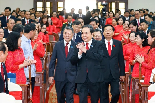 Chủ tịch Quốc hội Trần Thanh Mẫn dự và phát biểu chỉ đạo Đại hội đại biểu Đảng bộ thành phố Cần Thơ