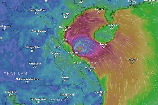 Cập nhật: Đêm nay bão số 10 BUALOI đổ bộ vào đất liền Nghệ An – Bắc Quảng Trị