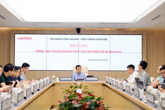 Viettel triển khai đồng bộ các biện pháp nhằm đảm bảo an toàn hạ tầng viễn thông tại các tỉnh bị ảnh hưởng bởi bão Bualoi