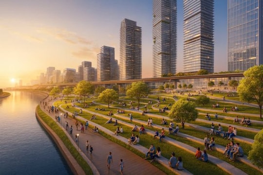 Liên danh Văn Phú - Đèo Cả báo cáo Hà Nội định hướng chiến lược tổng thể phát triển “Trục cảnh quan sông Hồng”