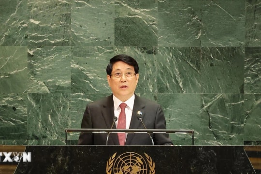 Thông điệp của Chủ tịch nước Lương Cường nhân dịp Việt Nam đăng cai Lễ mở ký Công ước của Liên Hợp Quốc về chống tội phạm mạng