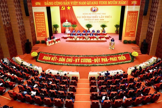 Đại hội Đảng bộ tỉnh Phú Thọ lần thứ I tiến hành họp phiên trù bị