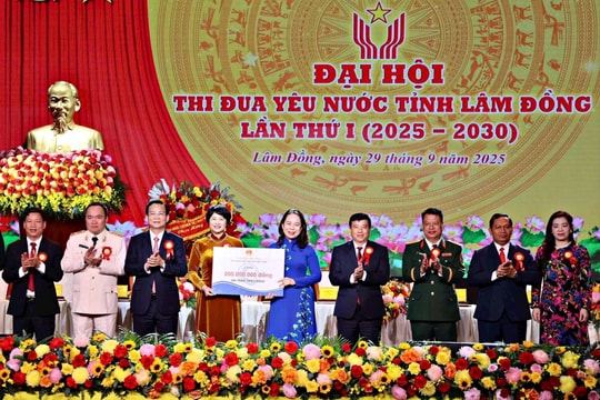 Lâm Đồng tổ chức Đại hội Thi đua yêu nước lần thứ I