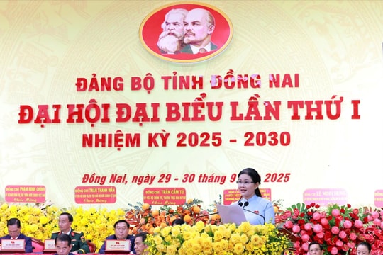 Khai mạc Đại hội đại biểu Đảng bộ tỉnh Đồng Nai lần thứ I, nhiệm kỳ 2025-2030