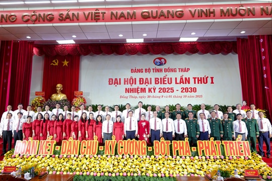 Khai mạc phiên trù bị Đại hội đại biểu Đảng bộ tỉnh Đồng Tháp lần thứ I, nhiệm kỳ 2025-2030