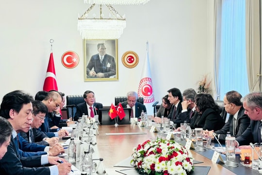 Phó Chủ tịch Quốc hội Nguyễn Đức Hải hội đàm với Phó Chủ tịch Quốc hội Thổ Nhĩ Kỳ Celal Adan