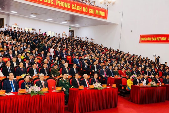 Khai mạc Đại hội đại biểu Đảng bộ tỉnh Ninh Bình lần thứ I