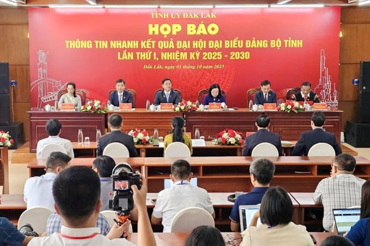 Đắk Lắk: Khẩn trương triển khai Nghị quyết Đại hội Đảng bộ tỉnh lần thứ I