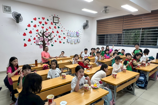 Trường Tiểu học Đại Yên: Mái ấm an toàn ngày mưa bão