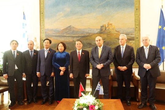 Phó Chủ tịch Quốc hội Nguyễn Đức Hải hội đàm với Phó Chủ tịch thứ Nhất Quốc hội Hy Lạp