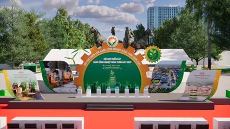 250 gian hàng tham gia hội chợ triển lãm hàng công nghiệp nông thôn năm 2025