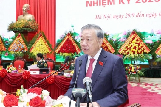 Tổng Bí thư Tô Lâm dự Bế mạc Đại hội Đảng bộ Quân đội lần thứ XII