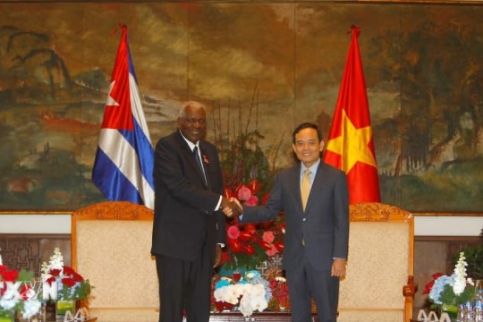 Lãnh đạo Thành phố Hồ Chí Minh hội kiến Chủ tịch Quốc hội Cuba