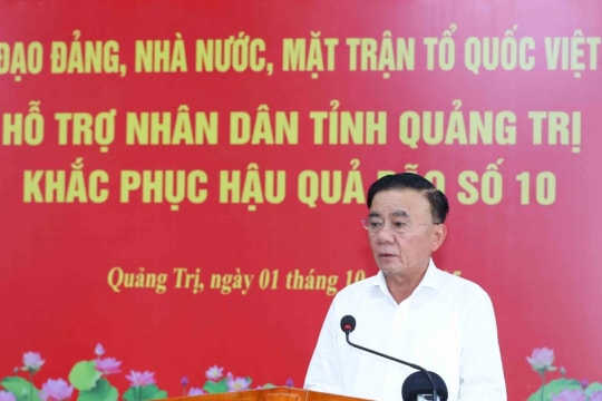 Party official visits typhoon-ravaged Quang Tri province