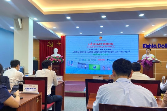 Phát động cuộc thi trực tuyến tìm hiểu kiến thức tiết kiệm năng lượng 2025