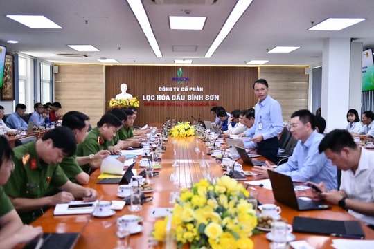 Phòng cháy chữa cháy - Nền tảng bảo đảm vận hành an toàn Nhà máy lọc dầu Dung Quất