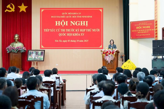 Cử tri Ninh Bình kiến nghị giải pháp cho cán bộ cơ sở, môi trường nông thôn và an sinh xã hội