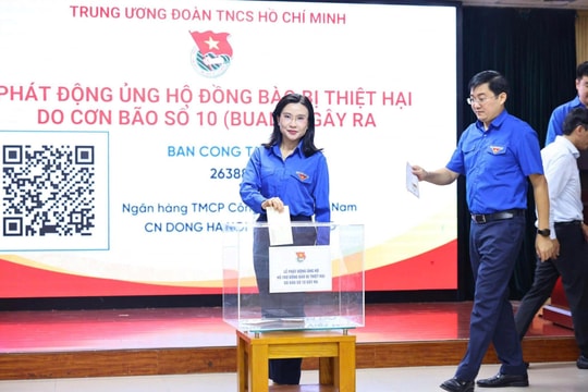 Bí thư Trung ương Đoàn: "Đây chính là lúc tuổi trẻ Việt Nam nêu cao trách nhiệm, tình cảm và bản lĩnh tiên phong"