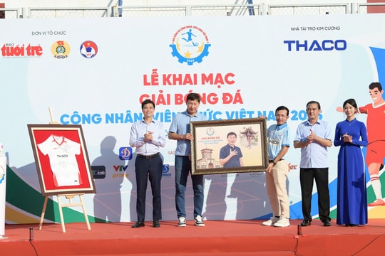 Khai mạc “Giải Bóng đá công nhân, viên chức Việt Nam 2025”