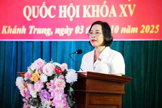 Phó Chủ tịch Quốc hội Nguyễn Thị Thanh tiếp xúc cử tri tại Ninh Bình