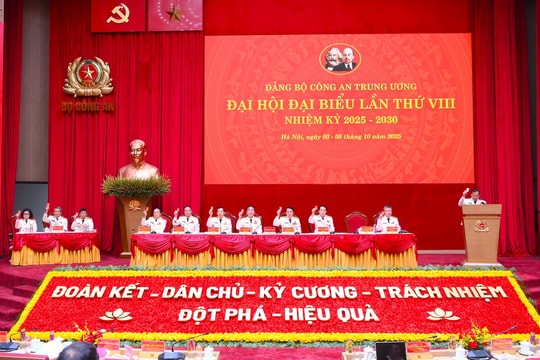 Đại hội đại biểu Đảng bộ Công an Trung ương lần thứ VIII, nhiệm kỳ 2025 - 2030 tiến hành phiên trù bị