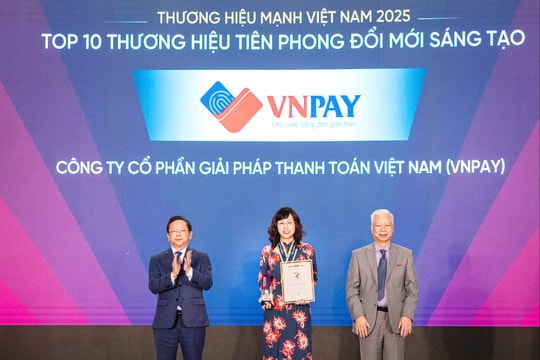 VNPAY được vinh danh “Thương hiệu mạnh Việt Nam 2025”