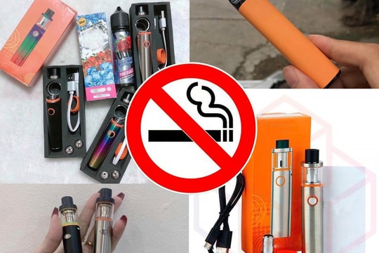 Dự kiến phạt 5 - 10 triệu đồng người không ngăn cản sử dụng thuốc lá điện tử