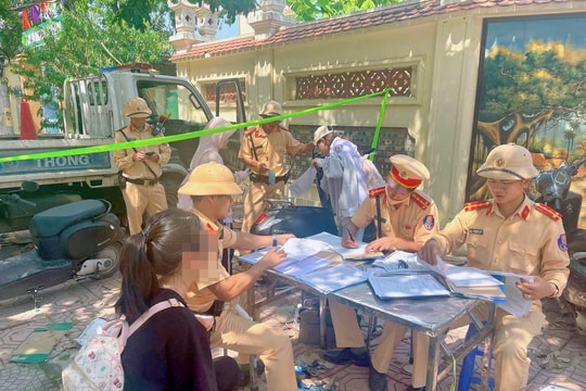 Hà Nội: Xử lý nghiêm học sinh vi phạm giao thông trước và sau giờ học