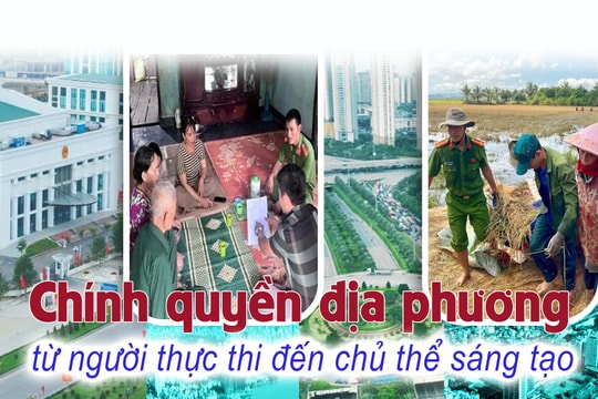 Chính quyền địa phương - từ người thực thi đến chủ thể sáng tạo