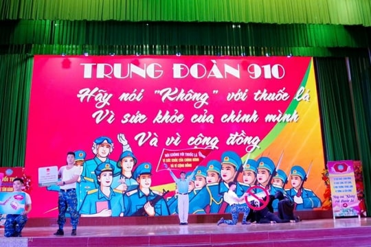 Trường Sĩ quan Không quân quyết tâm đẩy lùi khói thuốc