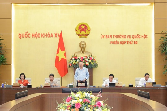 Khai mạc Phiên họp thứ 50 của Ủy ban Thường vụ Quốc hội