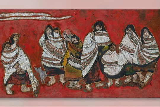 Nữ họa sĩ Bắc - Trung - Nam “Về miền đất đỏ”