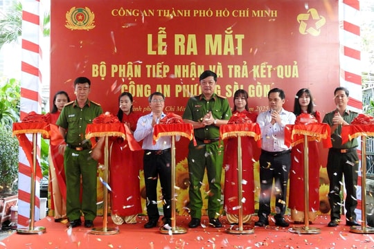 TP. Hồ Chí Minh: Vận hành bộ phận một cửa tại công an phường, xã