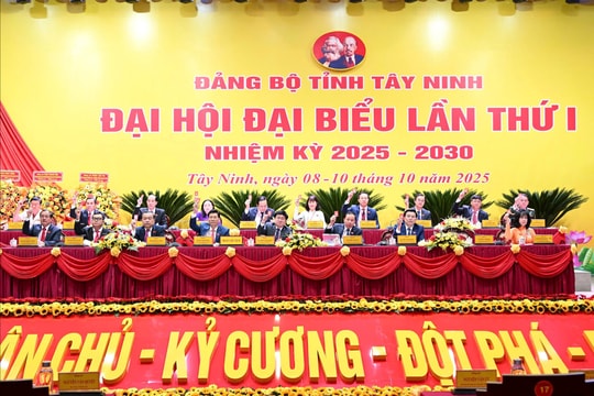 Đại hội Đại biểu Đảng bộ tỉnh Tây Ninh lần thứ I, nhiệm kỳ 2025-2030 tiến hành Phiên trù bị