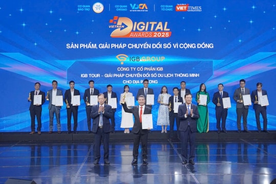 IGB Group được vinh danh tại Lễ trao Giải thưởng Chuyển đổi số Việt Nam 2025