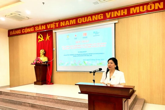 Hoàn thiện Báo cáo nghiên cứu xây dựng ứng dụng trợ giúp pháp lý cho điện thoại di động