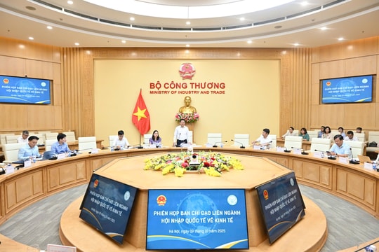 Ban Chỉ đạo liên ngành hội nhập quốc tế về kinh tế họp Phiên thứ nhất năm 2025