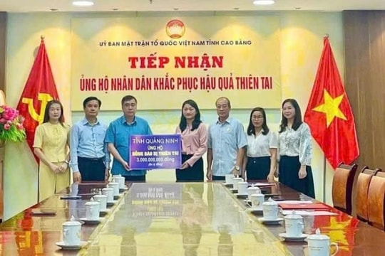 Quảng Ninh hỗ trợ các tỉnh phía Bắc 15 tỷ đồng khắc phục hậu quả mưa lũ
