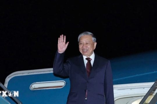 Tổng Bí thư Tô Lâm lên đường thăm cấp Nhà nước tới Triều Tiên