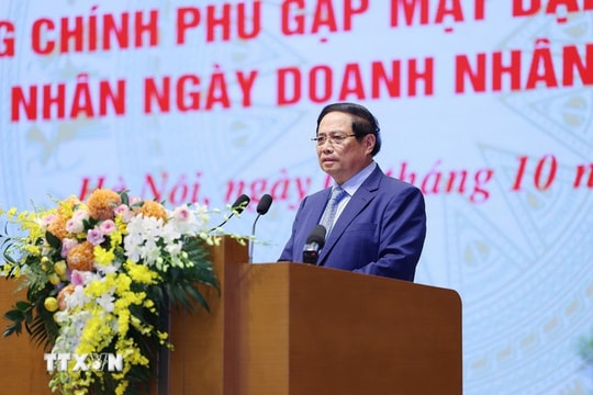 Thủ tướng Phạm Minh Chính đề nghị doanh nghiệp và doanh nhân Việt Nam thực hiện "3 tiên phong"