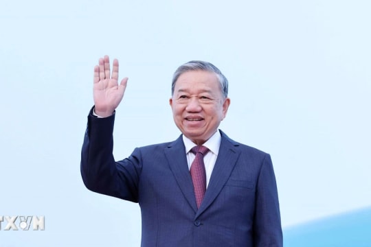 Tổng Bí thư Tô Lâm đến Bình Nhưỡng, bắt đầu thăm cấp Nhà nước tới Triều Tiên