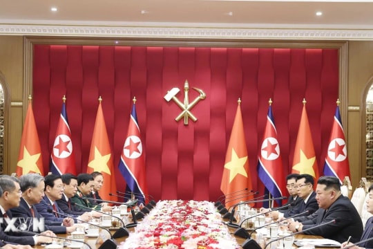 Tổng Bí thư Tô Lâm hội đàm với Tổng Bí thư, Chủ tịch Quốc vụ Triều Tiên