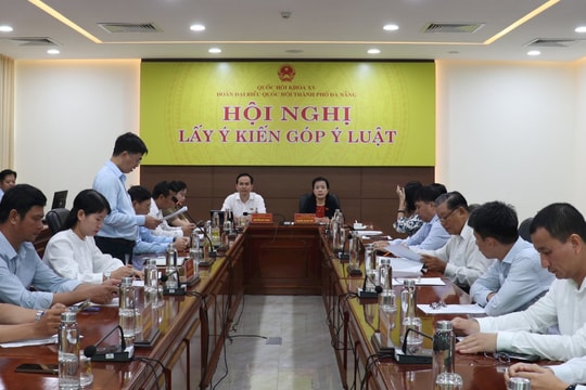 Đoàn ĐBQH TP. Đà Nẵng lấy ý kiến góp ý dự thảo 3 dự án luật liên quan đến giáo dục, đào tạo