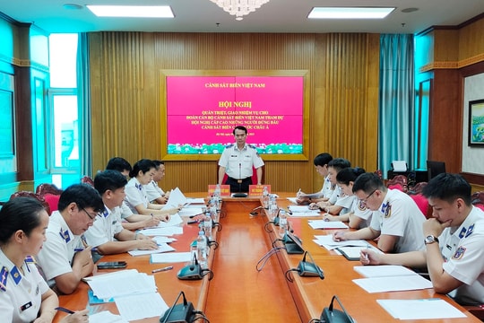 Cảnh sát biển Việt Nam giao nhiệm vụ cho đoàn công tác tham dự HACGAM - 21