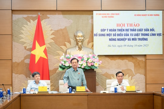 Sửa 15 luật trong lĩnh vực nông nghiệp và môi trường: Tháo gỡ điểm nghẽn, khơi thông nguồn lực phát triển
