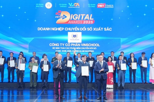 4 giải pháp công nghệ giúp Vinschool đạt giải “Doanh nghiệp chuyển đổi số xuất sắc 2025”